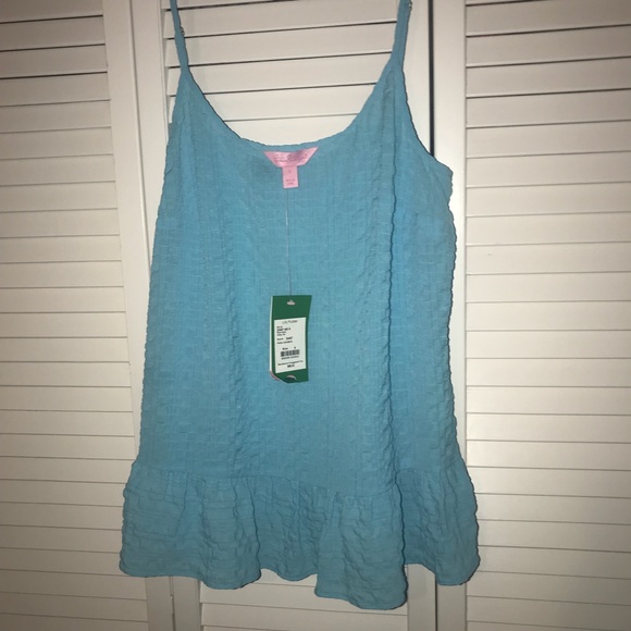 SOLD NWT Lilly Pulitzer Top in Pool House Blue - Picture 4 of 8